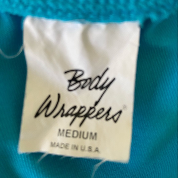 Teal blue Body Wrappers crop top medium - Picture 5 of 6
